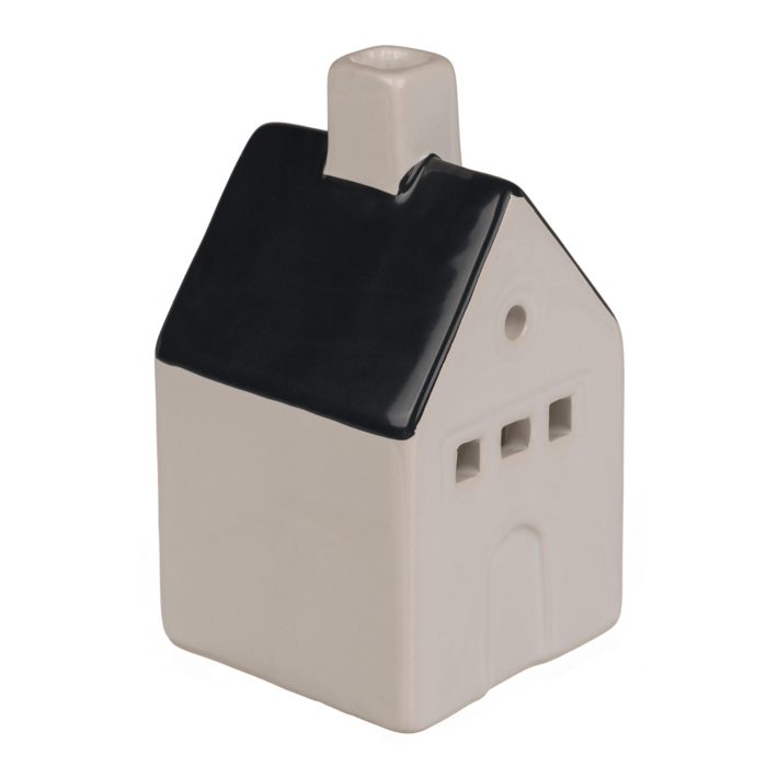 Maison en céramique pour cônes d'encens et bougies chauffe-plat