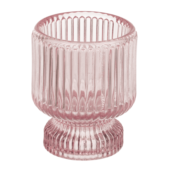Bougeoir ou photophore en verre, 2 en 1