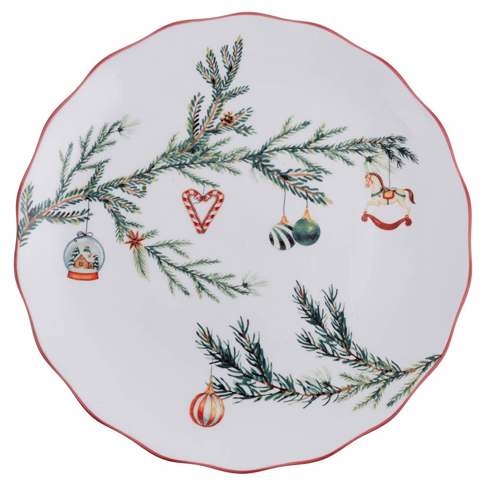 RAMETTO FLAT PLATE 37CM PORCELAIN