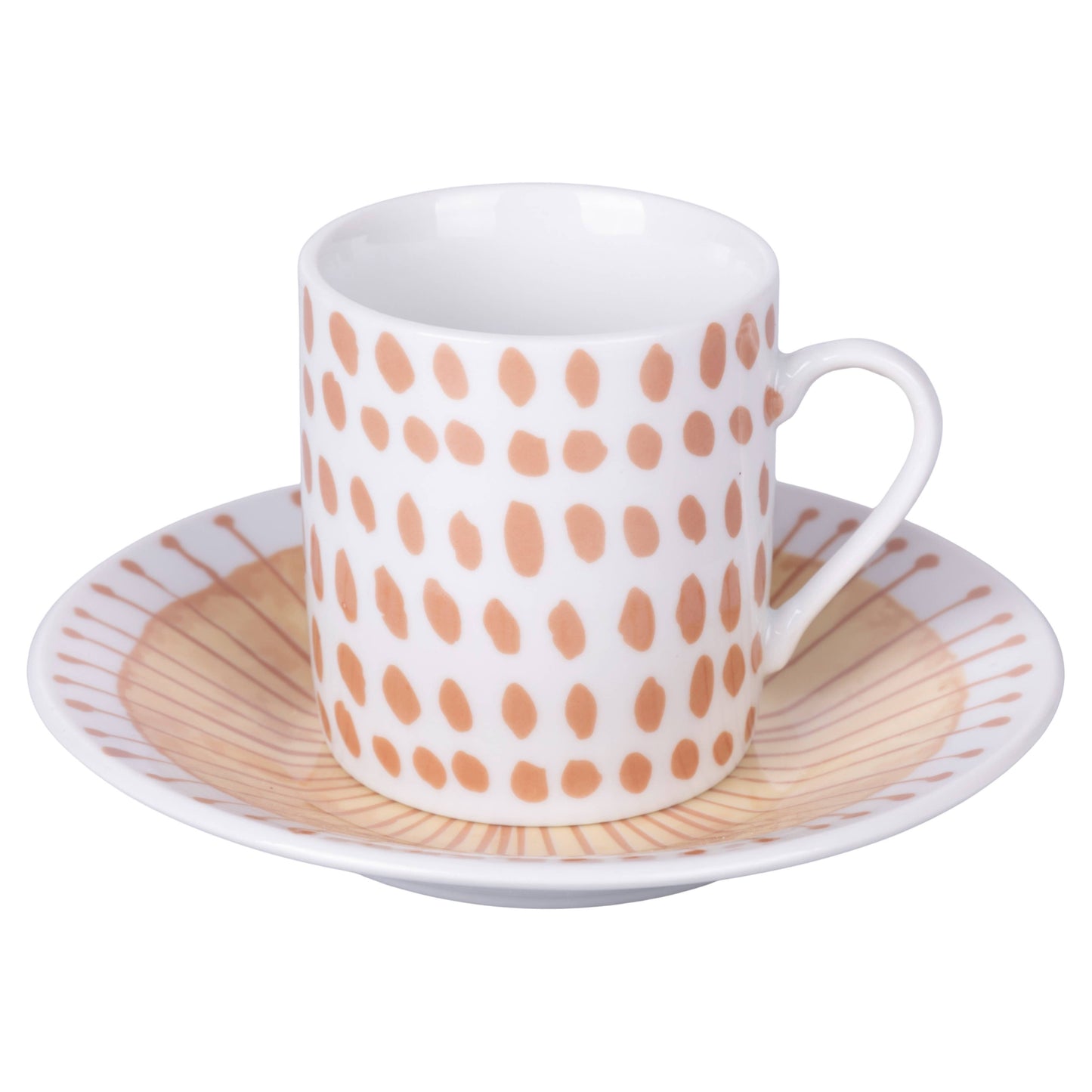Marea Set 6PCS Cups 90ML/ Saucer