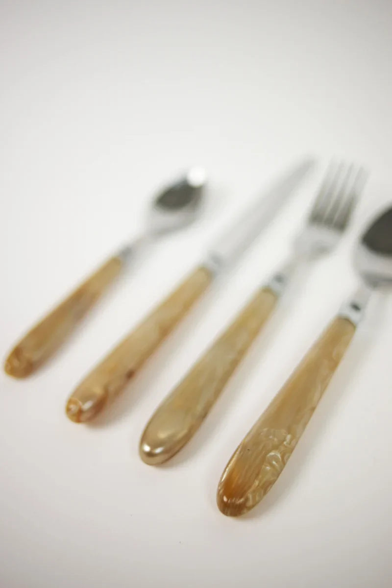 Pearl Beige Cutlery Set (24 pieces)