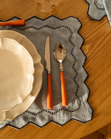 Orange Cutlery Set (24 pieces)