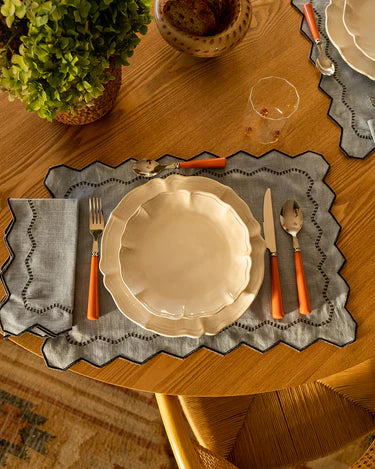 Orange Cutlery Set (24 pieces)