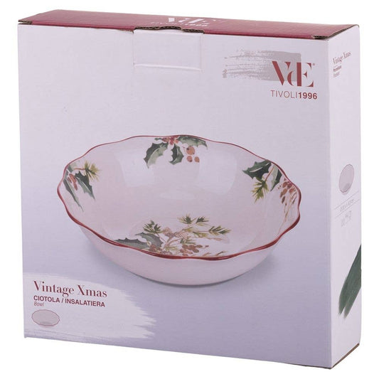 VINTAGE XMAS SALAD BOWL 22 CM