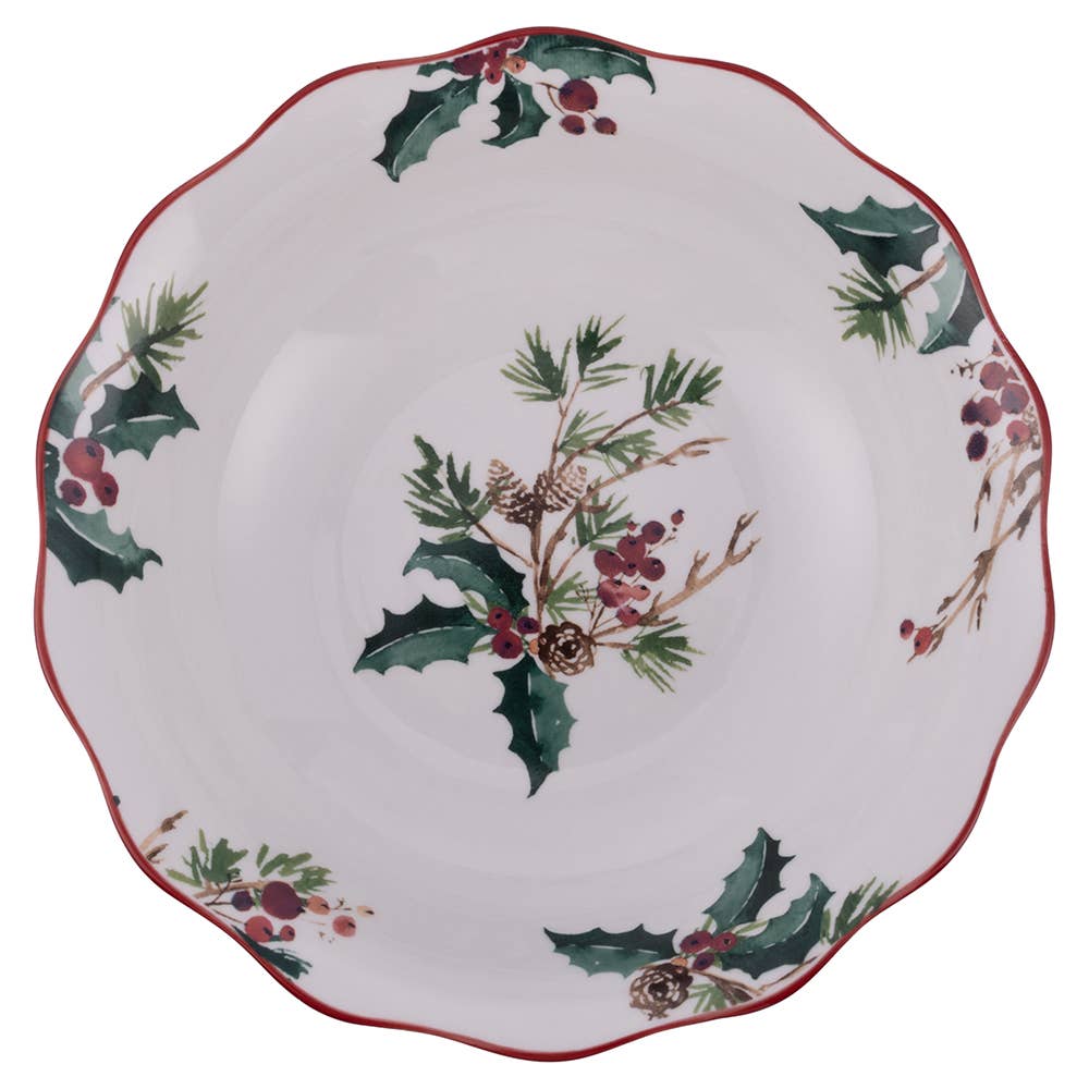 VINTAGE XMAS SALAD BOWL 22 CM