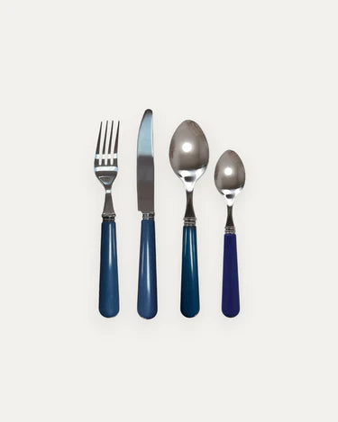 Navy Blue Cutlery Set (24 pieces)