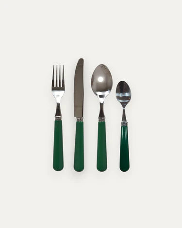 Dark Green Cutlery Set (24 pieces)